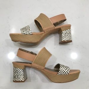 NWT Sam Edelman Platform Dot Heels Sz 6
